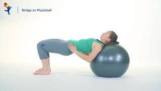 Core Exercise Bridge on Physioball [upl. by Irish]