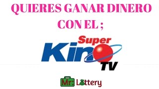 Gana con el SUPER KINO TV Y la loteria nacional dominicana [upl. by Esineg]