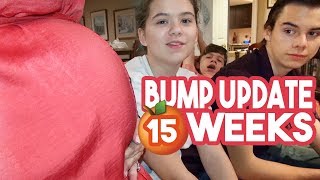 Baby Bump Update 15 weeks QampA  Pregnancy Update [upl. by Adyahs803]