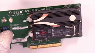 Installation and Testing Sabrent M2 2280 SSD Rocket Heatsink SBHTSK [upl. by Enyamart637]