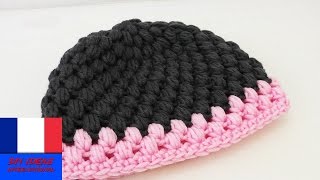 Crocheter un bonnet chaud  DIY en laine pour lhiver  Points ronds originaux [upl. by Aneled]