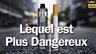 Tabac vs Vape  Lequel est vraiment plus dangereux [upl. by Neret]