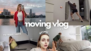 moving vlog my dream bed new decor settling in skin peel finding a gym  more [upl. by Gruber]