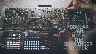 Modular TripHop inspired jam with Behringer Victor Hermod Rample and Plaits [upl. by Hild]