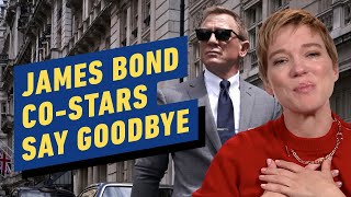 James Bond The No Time to Die Cast Says Goodbye to Daniel Craig [upl. by Ahsieuqal]