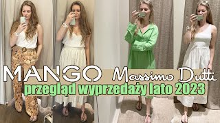 PRZEGLĄD MASSIMO DUTTI MANGO 😍 WYPRZEDAŻ LATO 2023 MIERZYMY [upl. by Earissed]