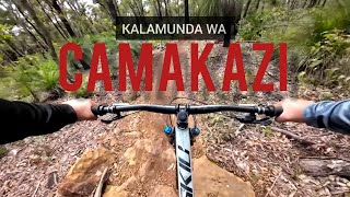 MTB trail CAMAKAZI POV  DJI ACTION 3  Kalamunda WA [upl. by Arriaes]