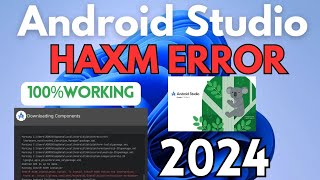 100 Fix Intel HAXM not Installed Error in Android Studio  Solution to HAXM Error [upl. by Mozza]