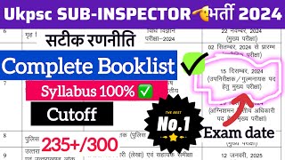 Ukpsc Sub inspector booklist 🔥 complete syllabus❓ रणनीति  cutoff😳 uksi written ✅ [upl. by Daphne]