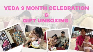 UNBOXING OF MUNDAN GIFTS 🎁  VEDA HUI 9 MONTHS KI 💕  ROHINIDILAIK [upl. by Paolina]