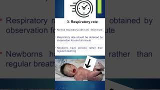 respiratory rate In newborn OSCE Spot Diagnosis  Shorts [upl. by Annahavas]