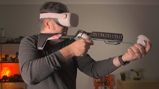 Kobra VR Gunstock preview  The third way of handling controllers for FPS [upl. by Qirat74]