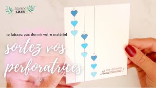 Avec VOS PETITES PERFORATRICES  De MAGNIFIQUES CARTES avec PEU DE MATÉRIEL 🤗 [upl. by Arianne]