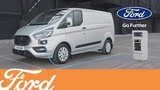 Nouveau Ford Transit Custom hybride rechargeable  Ford France [upl. by Aleet16]