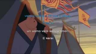 LOYAL BRAVE TRUE Mulan Christina Aguilera Karaoke Version [upl. by Arleta]