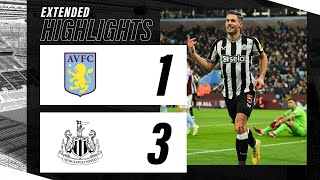 Aston Villa 1 Newcastle United 3  EXTENDED Premier League Highlights [upl. by Novoj675]