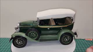 Ford Model A Phaeton  Metal Model Kit Final [upl. by Petrine]