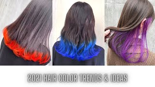 2021 Hair color Trends amp ideas  The Best 2021 Hairstyles for Girl  Hair Color Transformation [upl. by Newbill377]