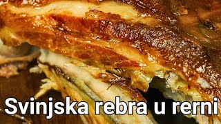 Špikovana svinjska rebra u rerni  Recept za najshrskavija i najsočnija rebarca [upl. by Giacamo]