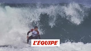 les meilleures vagues des Français lors de la 1re journée du Pro France  Adrénaline  Surf [upl. by Ecitnerp]