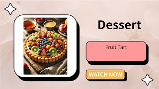 Fruit Tart Recipe [upl. by Palocz]