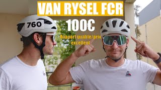 Casque Van Rysel FCR  excellent rapport qualitéprix [upl. by Amoihc]