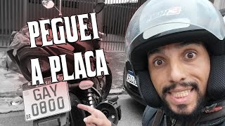 Testei os Acessórios e Fui Buscar a Documentação da Moto [upl. by Arorua369]