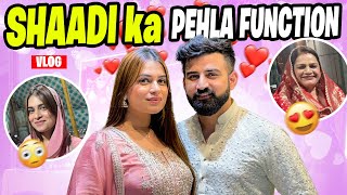 SHAADI KA PEHLA FUNCTION❤️🧿  WEDDING VLOG NO1  RAJATSWATIVLOGS [upl. by Jo-Anne]