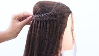 3 beautiful hairstyles for festival look  open hair hairstyle [upl. by Idac911]