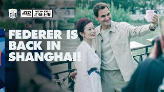 Roger Federer Visits Shanghai [upl. by Alisia]