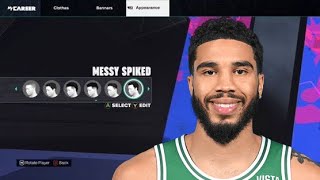 NBA 2K25 JAYSON TATUM FACE CREATION NEXT GEN amp CURRENT GEN BEST FACE CREATION 2K25 [upl. by Nivled663]