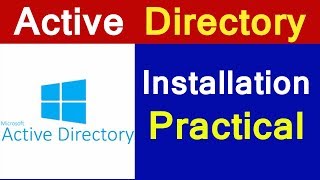 ACTIVE DIRECTORY INSTALLATION in windows server 2012 R2 Step by Step Hindi [upl. by Ofori524]