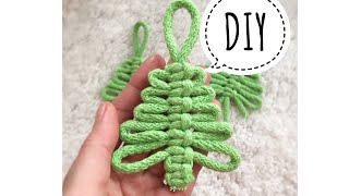 DIY CHOINKA MAKRAMA macrame christmas tree [upl. by Rothenberg384]