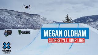 Megan Oldham Slopestyle Jump Line  X Games Aspen 2023 [upl. by Angi485]