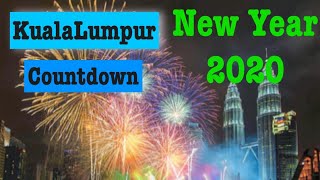 New year 2020 Celebration klccKualalumpurMalaysia [upl. by Harimas]