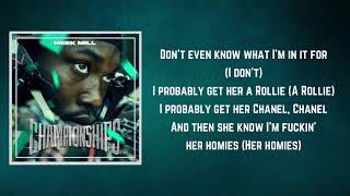 Tic Tac Toe Lyrics  Meek Mill feat Kodak Black [upl. by Lorna]