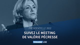 Présidentielle 2022  le meeting de Valérie Pécresse au Zénith de Paris [upl. by Nywde]