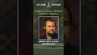 GRENKE Chess Classic and Open 2024  Magnus Carlsen Defeats Richard Rapport [upl. by Enihpad]