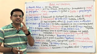 Alcohol and Disulfiram Part 01  Pharmacological Action of Ethanol  Disulfiram Mechanism amp Uses [upl. by Elehcir]