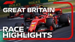 2019 British Grand Prix Race Highlights [upl. by Eltsirhc]