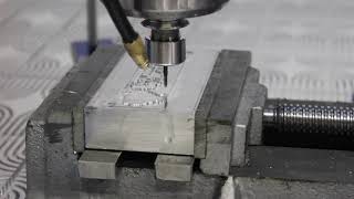 Easystep  Milling an aluminium stamp [upl. by Brig]