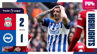 PL Highlights Liverpool 2 Brighton 1 [upl. by Stacey739]