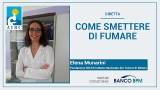 Consigli per smettere di fumare  Elena Munarini [upl. by Ecnerolf766]