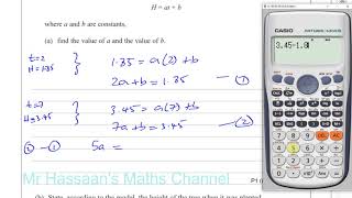 EDEXCEL IAL WMA11 01 P1 new OCT 2019 Q2 Linear Simultaneous Equations [upl. by Bajaj]