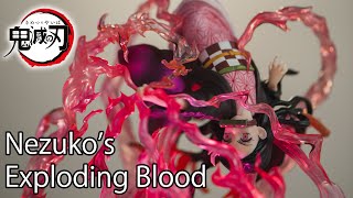 Unboxing Demon Slayer Kimetsu no Yaiba Nezuko Kamado  Exploding Blood  18 Scale Figure [upl. by Alana]