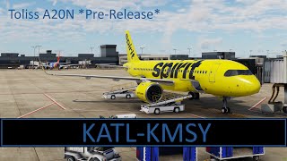 XPlane 12 LIVE  ToLiss A320Neo PreRelease  Atlanta to New Orleans xplane xplane12 [upl. by Tifanie]