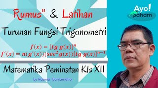 Turunan Fungsi Trigonometri  Matematika Peminatan Kelas 12 [upl. by Quinby]