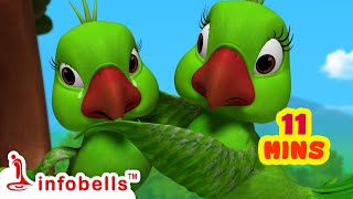 Chitti Chilakamma Amma Kottinda  Telugu Rhymes for kids  Baby Rhymes  Infobells telugurhymes [upl. by Faden]