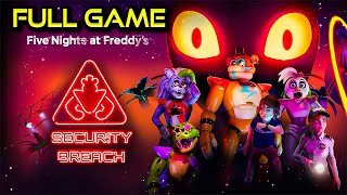 FNAF Security Breach  ALL ENDINGS  Full Game Walkthrough  No Commentary [upl. by Illek]