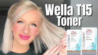 WELLA T15 TONER Pale Beige Blonde [upl. by Perrin]